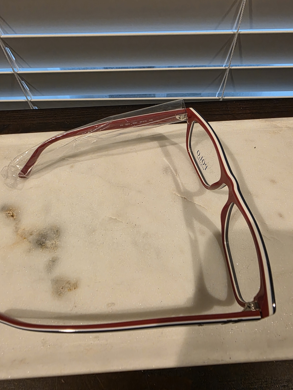 Polo Ralph Lauren PH2211 Frames in Navy, Red, & White - Picture 5 of 7